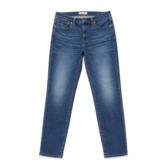 Madewell Denim - Madewell 9 Inch High-Rise Skinny Jeans Women's 28 Dark Wash Stretch Denim